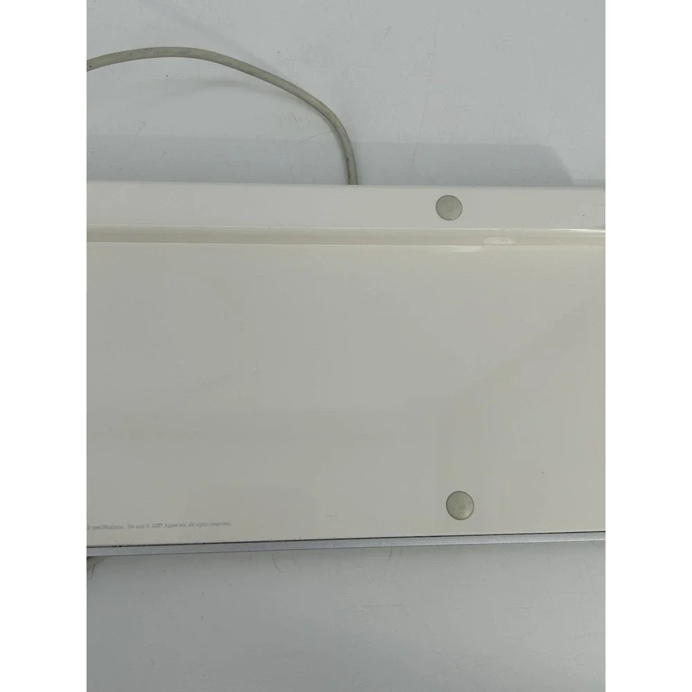 Apple A1243 Wired USB Silver Aluminum Keyboard w. Numeric Keypad, Tested Working